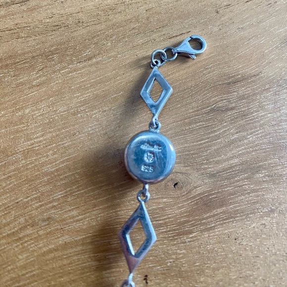 Authentic Murano Glass & Sterling Silver Bracelet - Picture 3 of 4